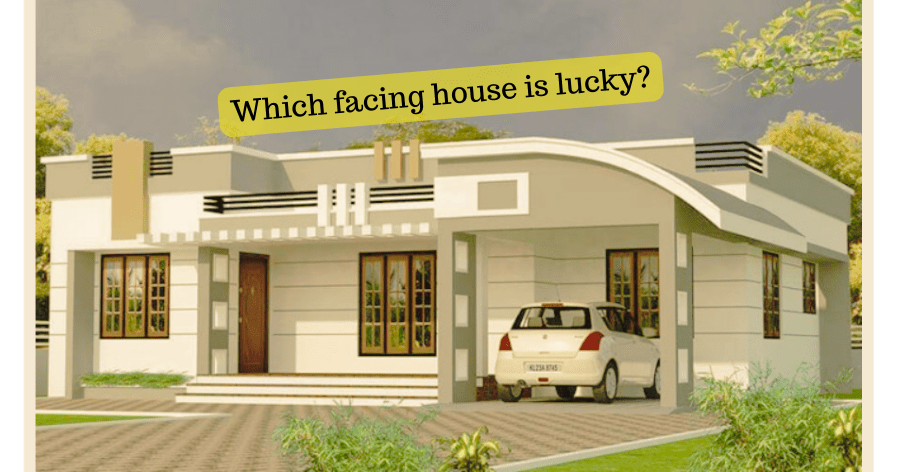 Which facing house is lucky?