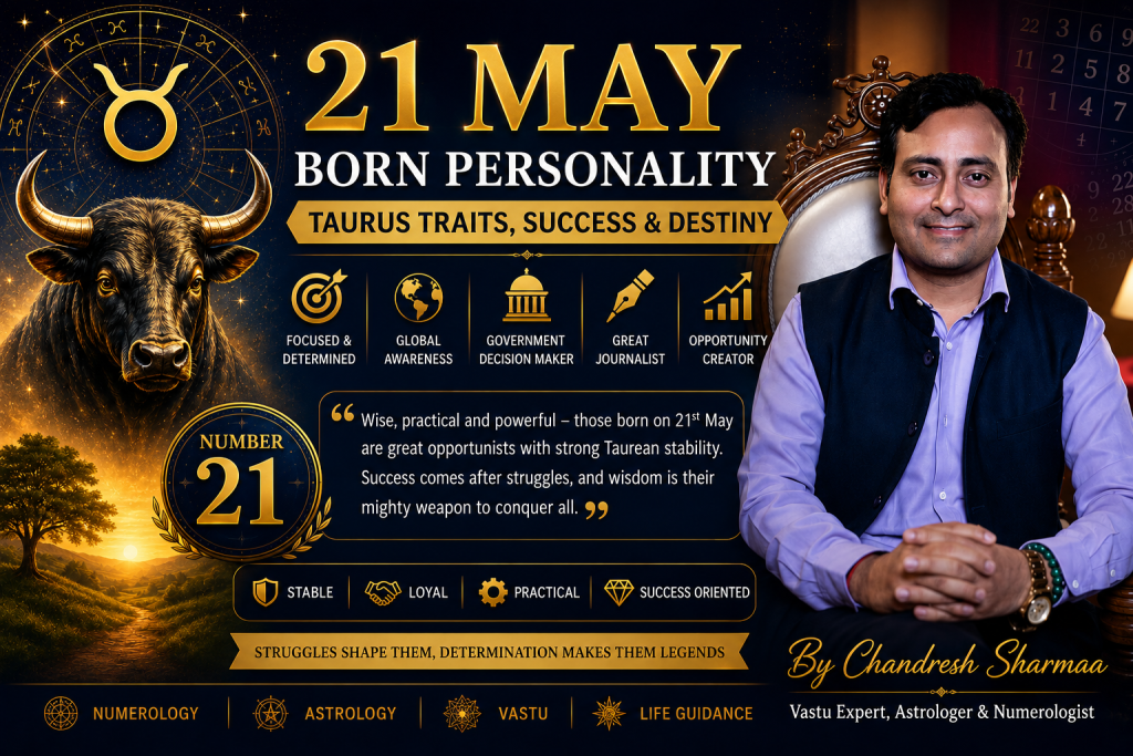 21 May Born Personality: Taurus Traits, Success & Destiny