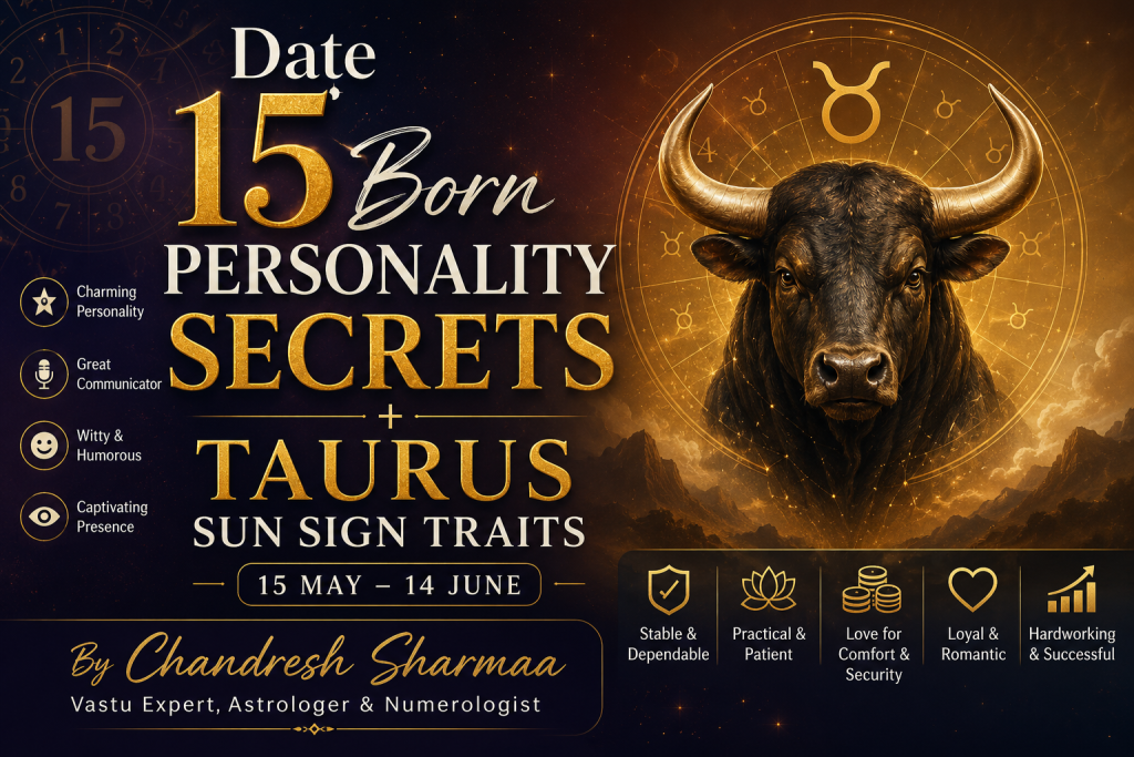 Date 15 May Born Personality Secrets & Taurus Sun Sign Personality