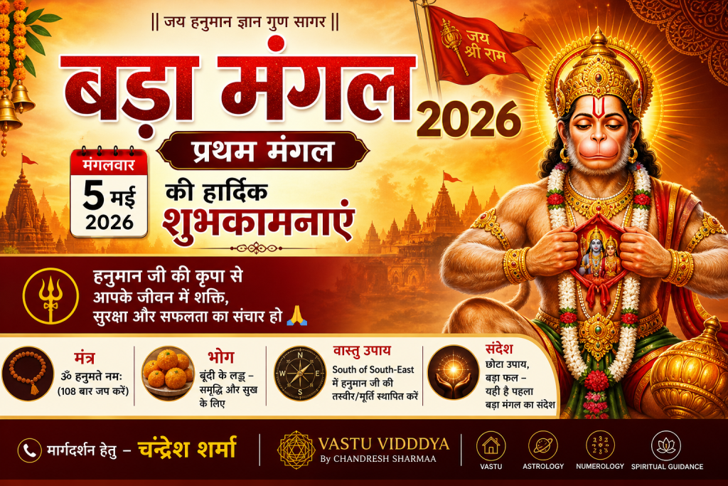 Bada Mangal 2026 First Tuesday Astrology& Vastu Tips