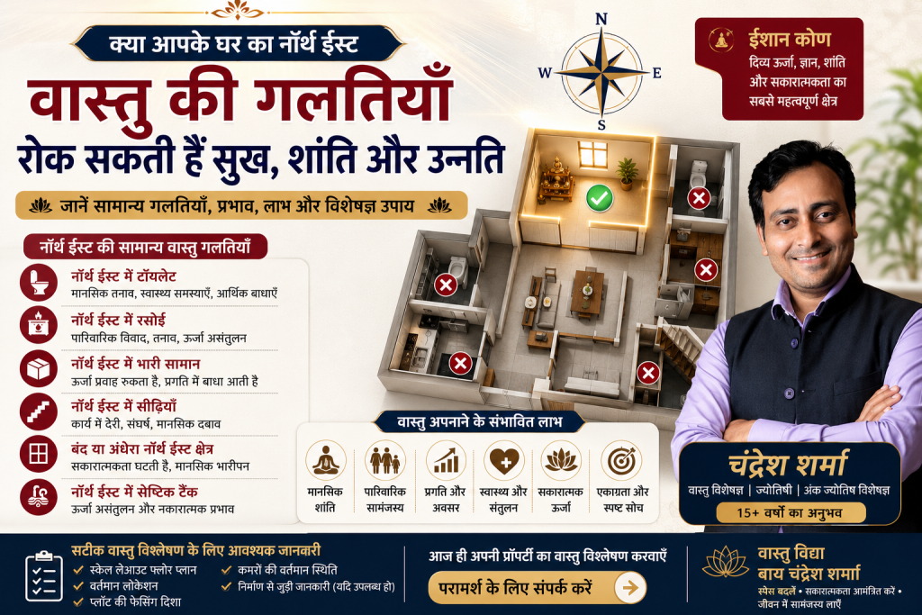 North East Vastu Mistakes That Block Positivity & success